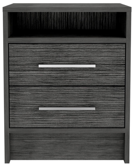 Sophisticated and Stylish Smokey Oak Nightstand - AFS