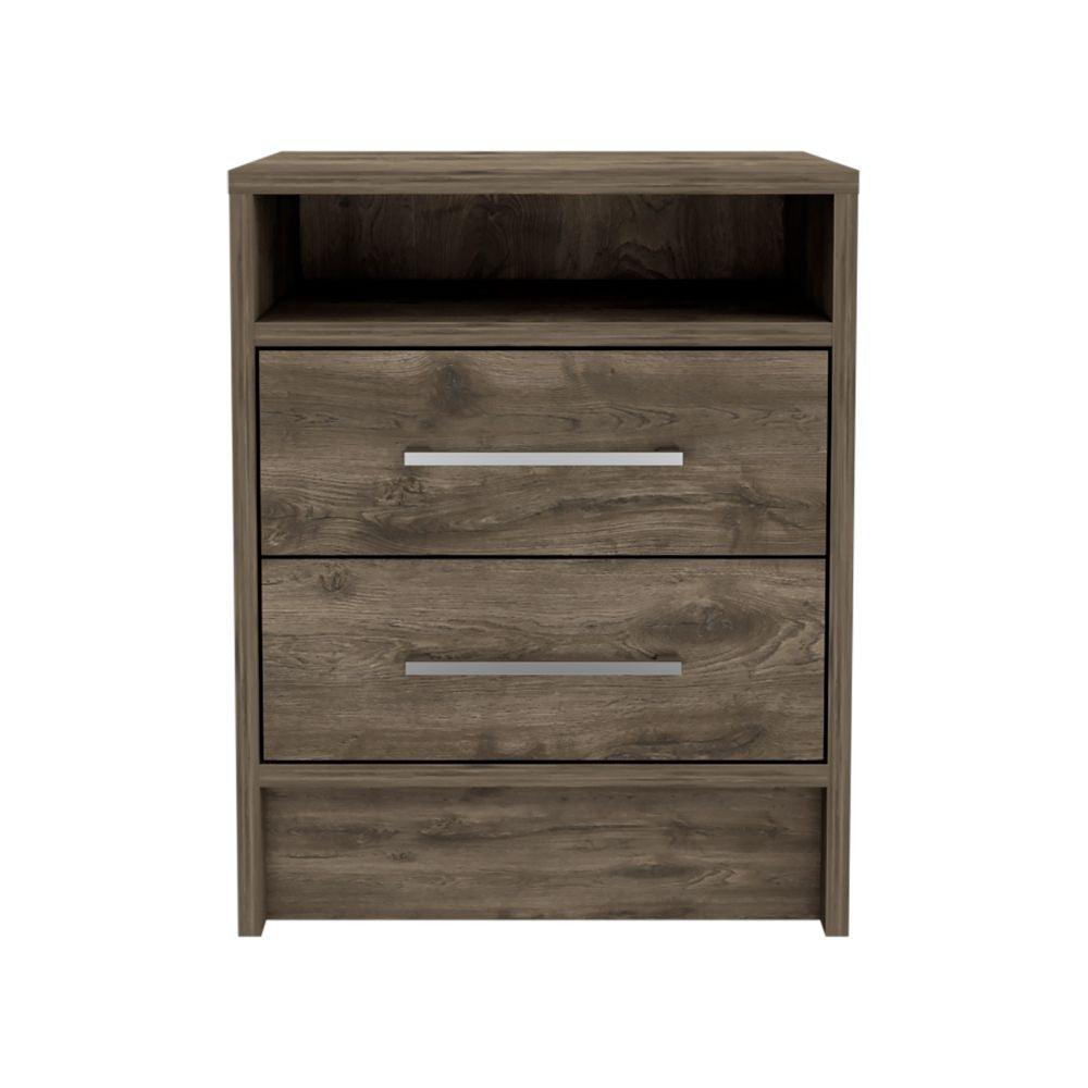 Sophisticated and Stylish Dark Brown Nightstand - AFS