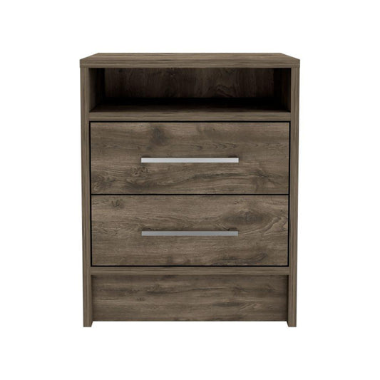 Sophisticated and Stylish Dark Brown Nightstand - AFS