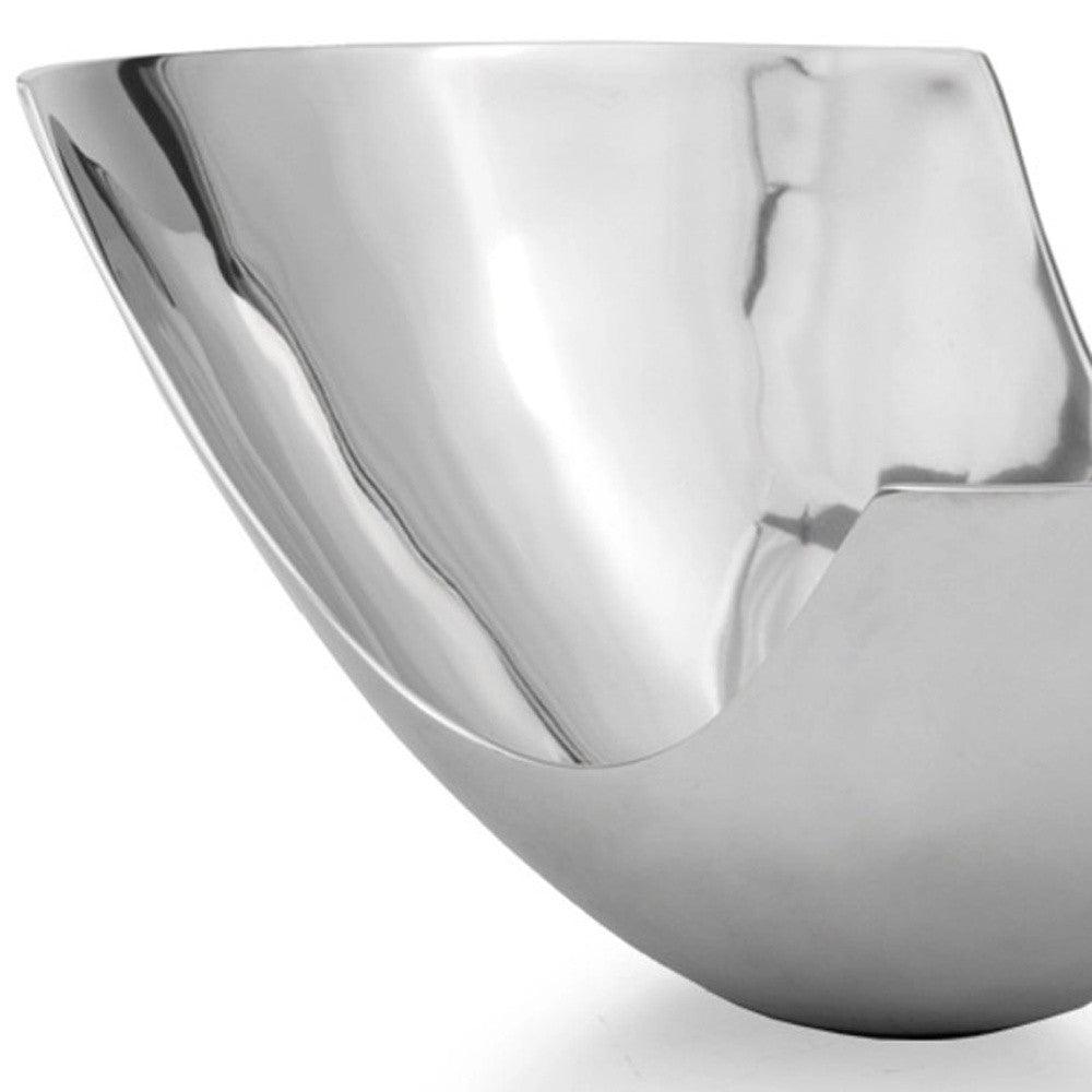 12" Mod Aluminum Scoop Centerpiece Bowl - AFS