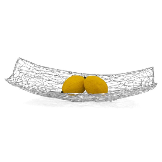 Silver Abstract Entwined Wire Centerpiece Bowl - AFS