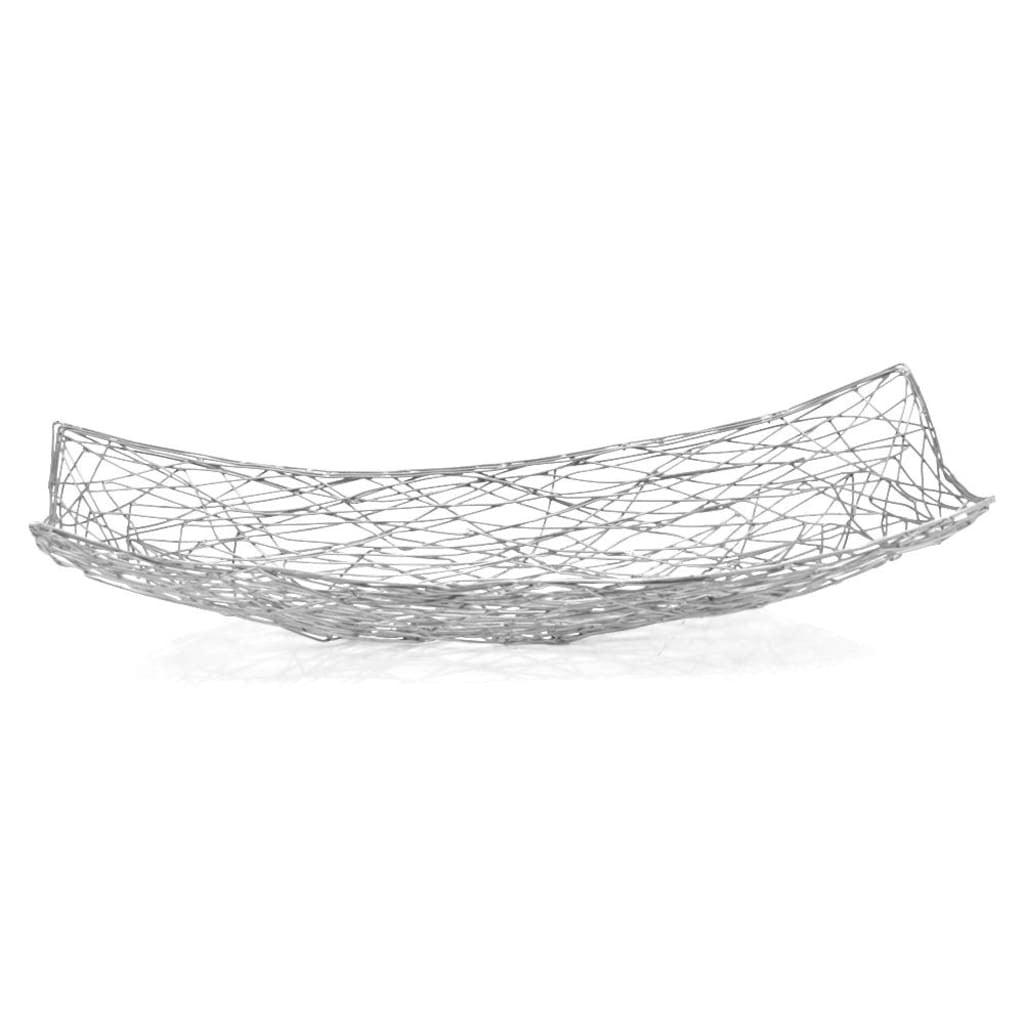 Silver Abstract Entwined Wire Centerpiece Bowl - AFS