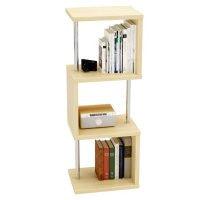 Modern and Unique Four Tier Bookshelf Shelving Unit - AFS