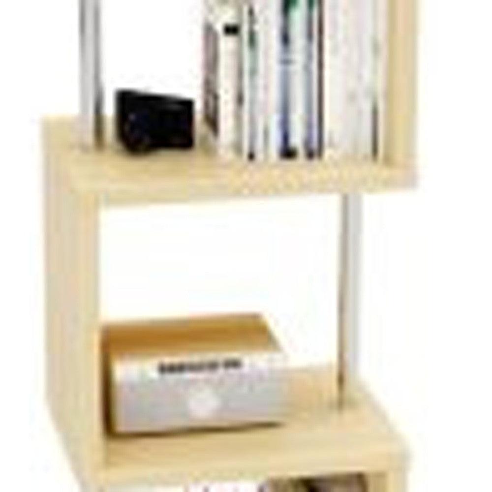 Modern and Unique Four Tier Bookshelf Shelving Unit - AFS