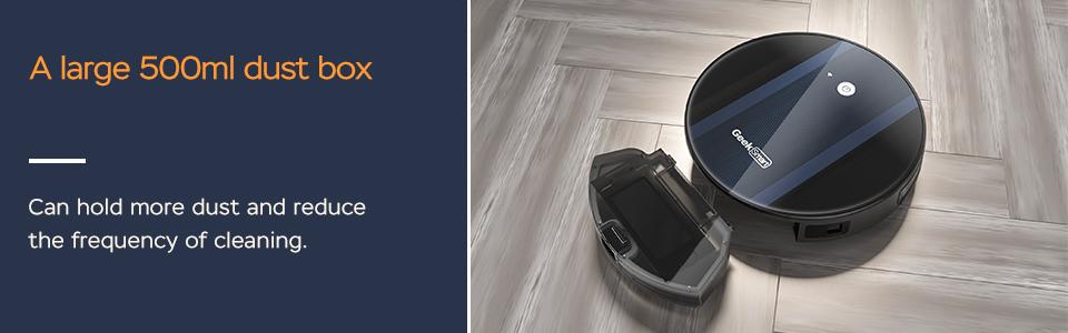 Geek Smart Robot Vacuum Cleaner G6 Plus,1800Pa Strong Suction, Automatic Self-Charging, App Control