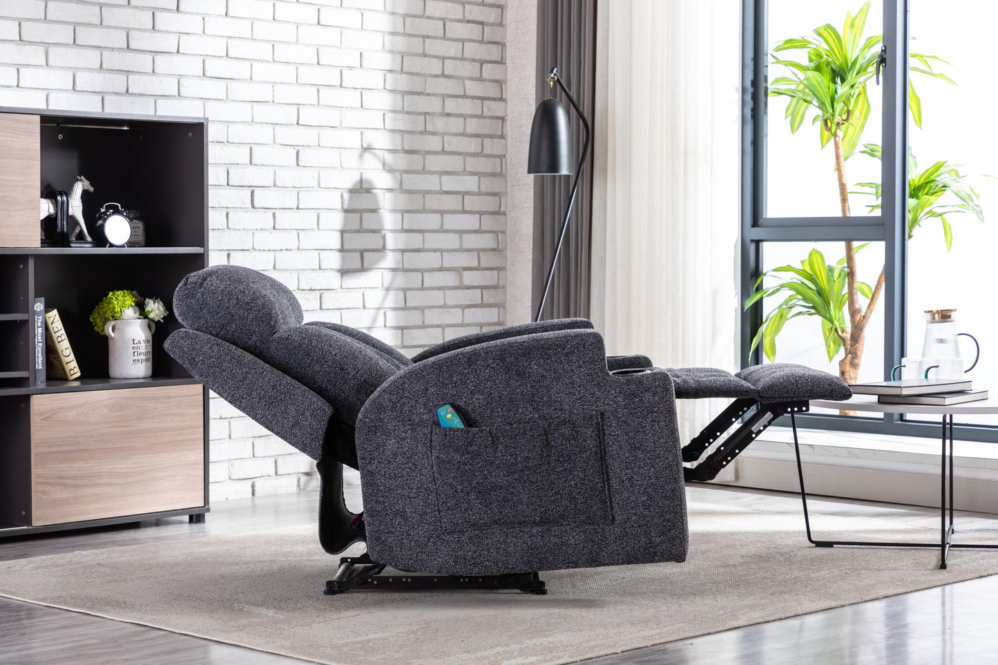 Manual Reclining Single Sofas with Heat