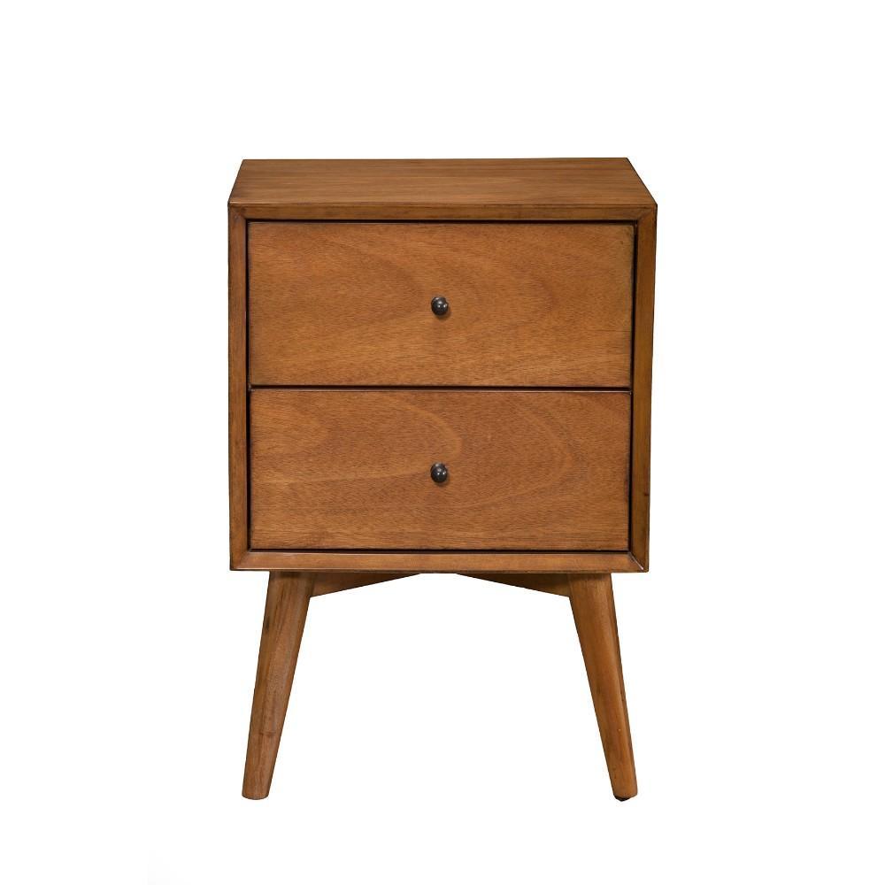 Mahogany Wood Nightstand - AFS