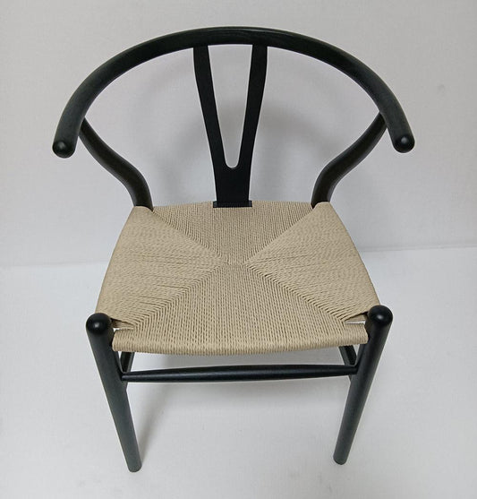 Dagmar Chair - Black & Natural Cord - GFURN