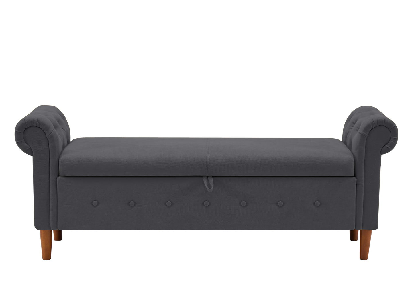 Multipurpose Rectangular Sofa Stool with Large Storage Space