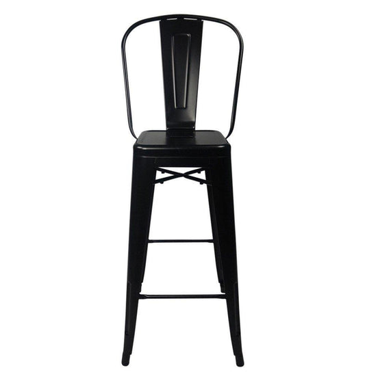 Bastille Bar Stool High Back Chair