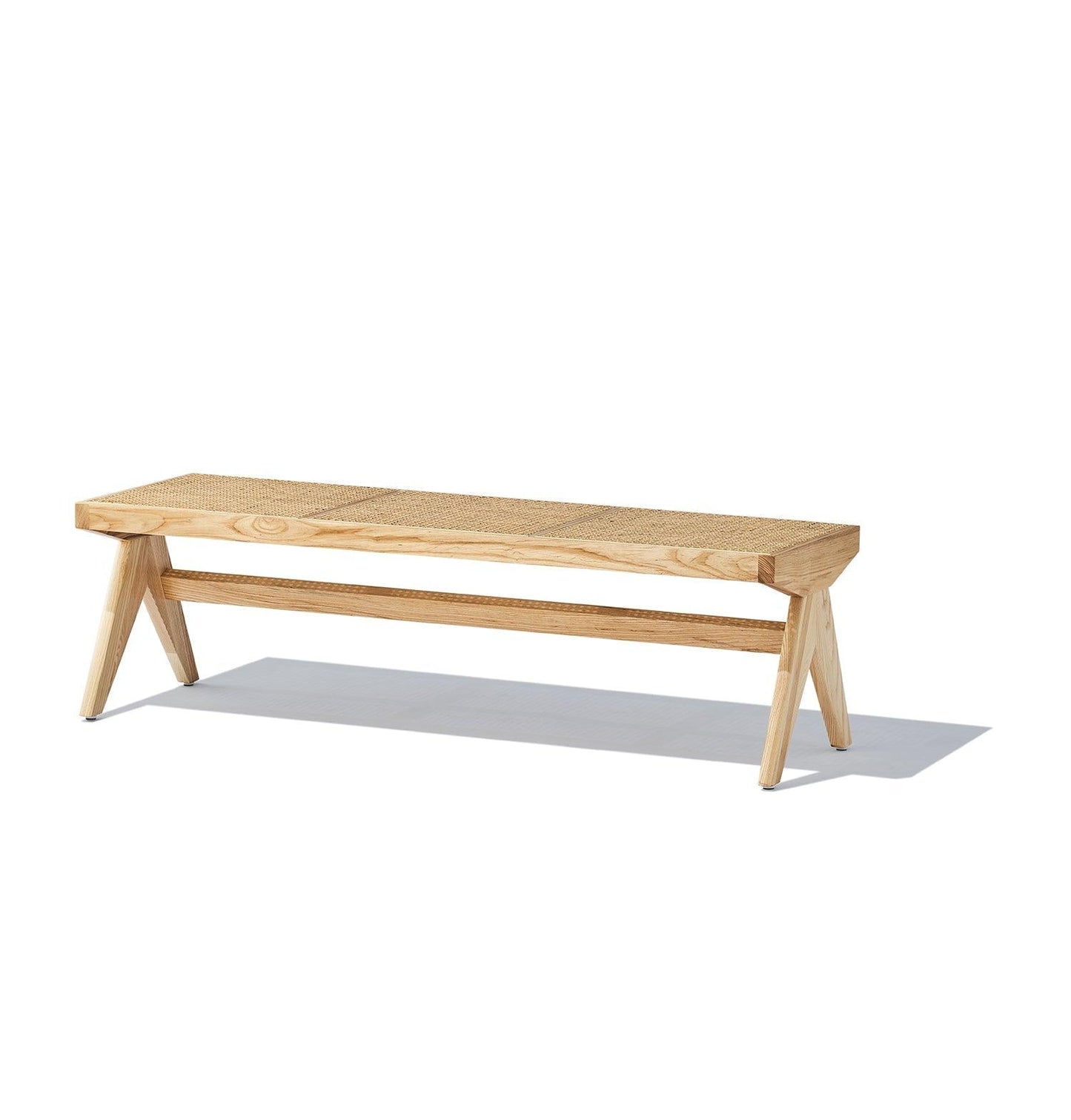 CÃ©lia Bench - Ash & Natural Rattan