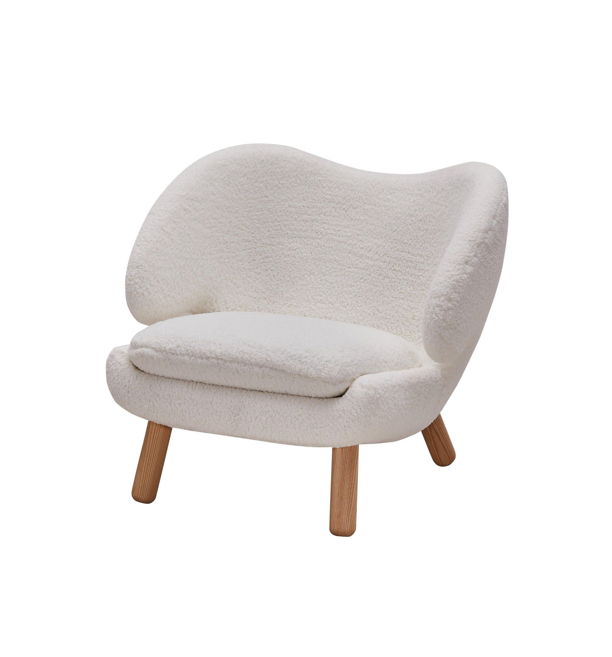 Zoey Accent Chair - White Sherpa - GFURN