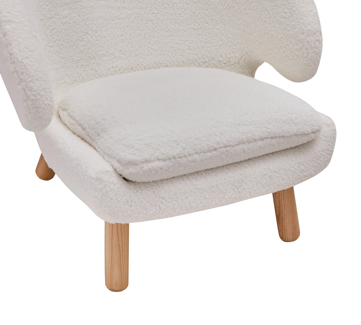 Zoey Accent Chair - White Sherpa - GFURN