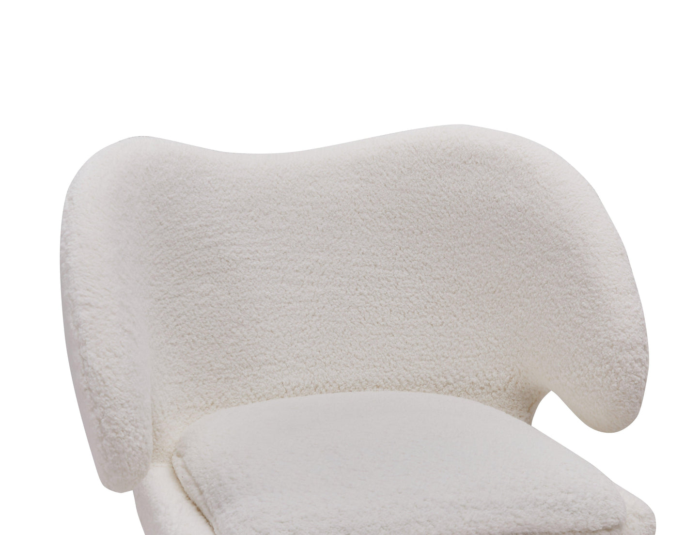 Zoey Accent Chair - White Sherpa - GFURN