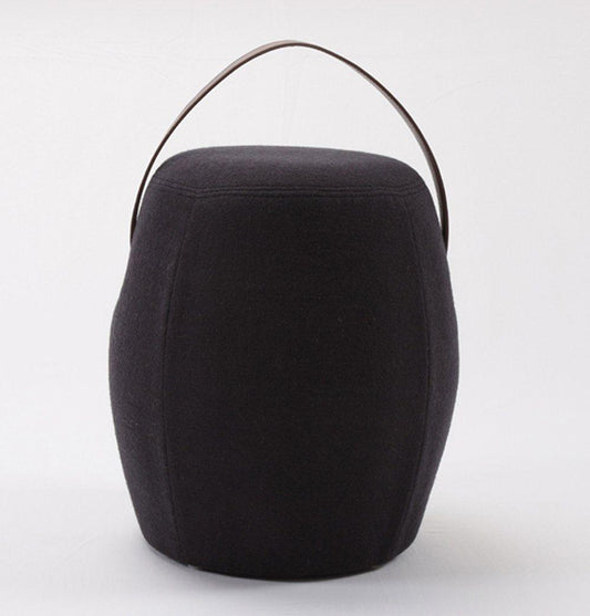 Kiley Handmade Pouf/Stool - Darkish