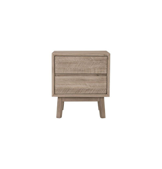 Madrid 2-Drawer Bedside Table/Nightstand