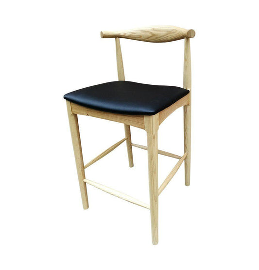 Myson Counter Stool - Ash & Black Seat