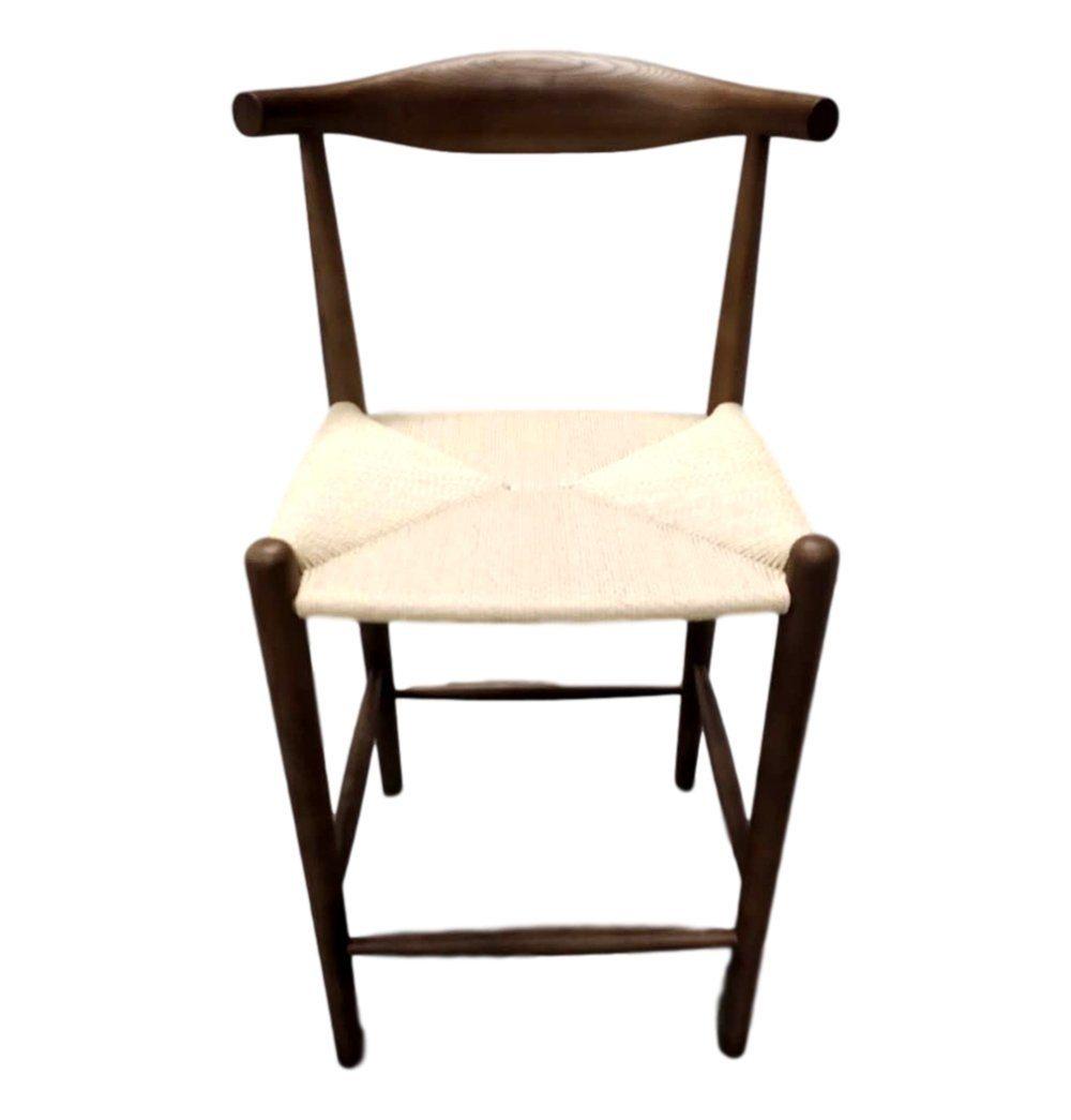 Myson Counter Stool - Walnut & Natural Cord